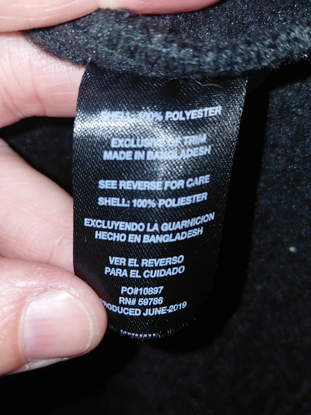 Beverly Hills Polo Club Charcoal Gray Full-Zip Sweater Jacket #2453